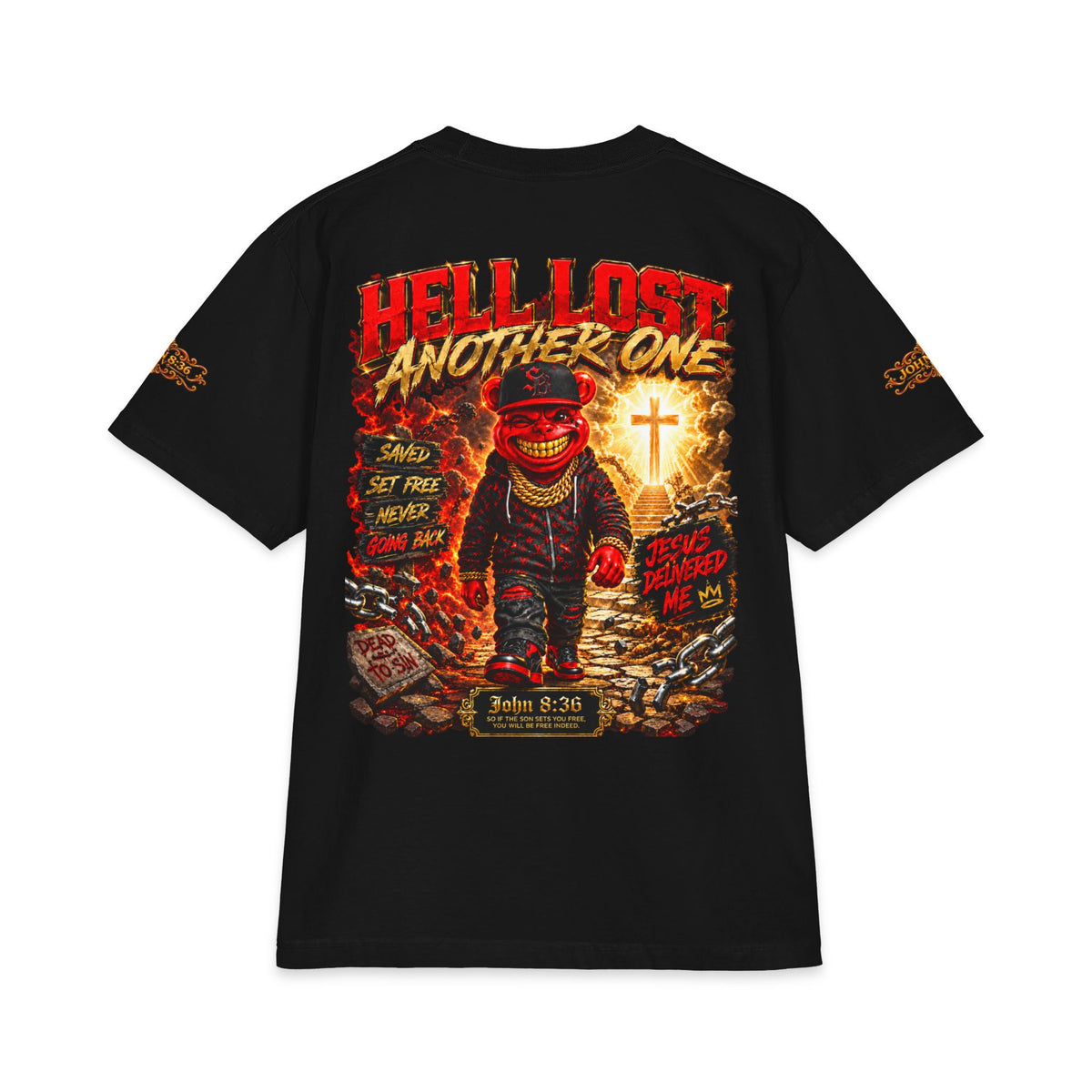 Hell Lost Another One | SCUMMIEBEARZ™ Shaka Wear Heavyweight Tee