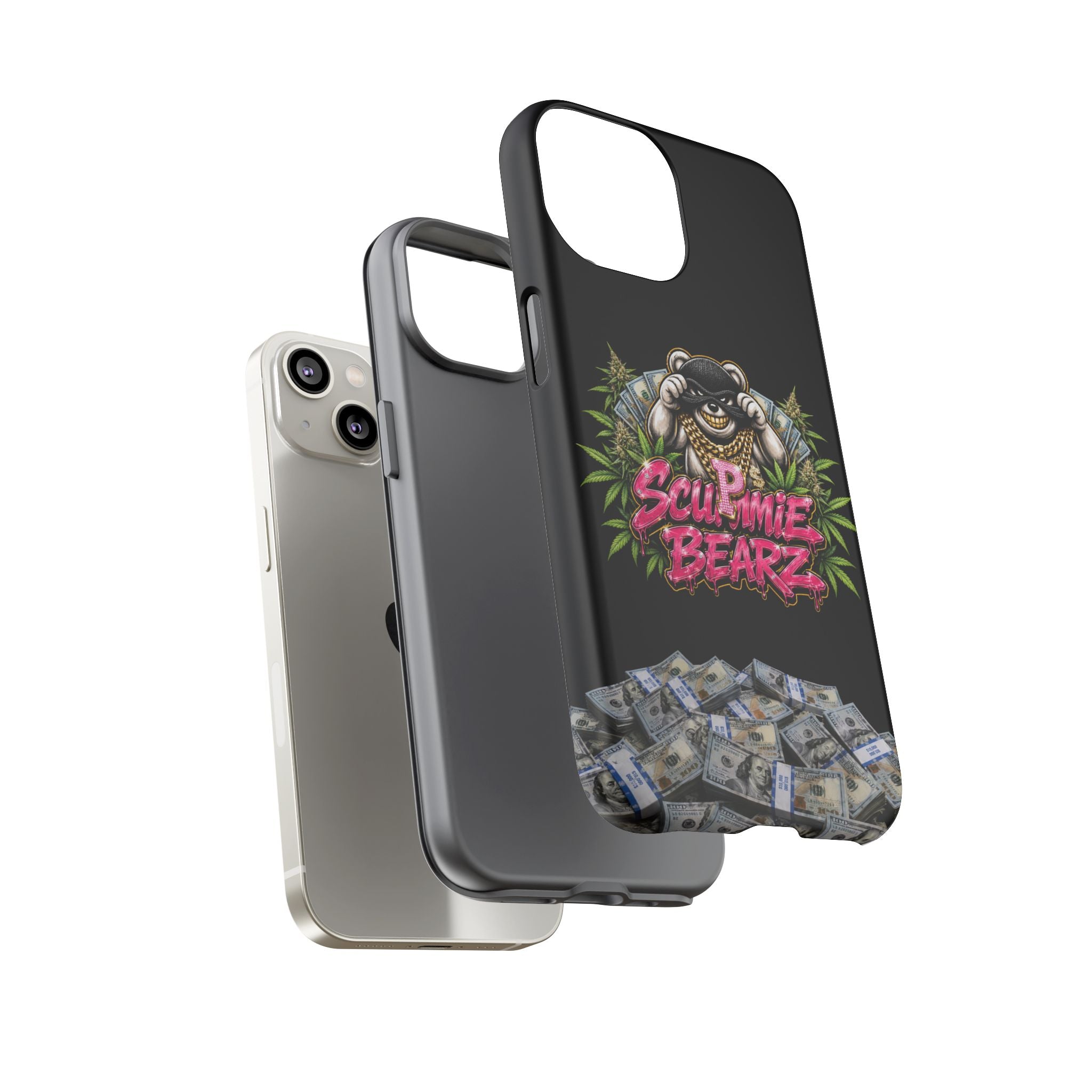 SCUMMIEBEARZ P.M.W. (P***y Money Weed) Logo Tough Cases