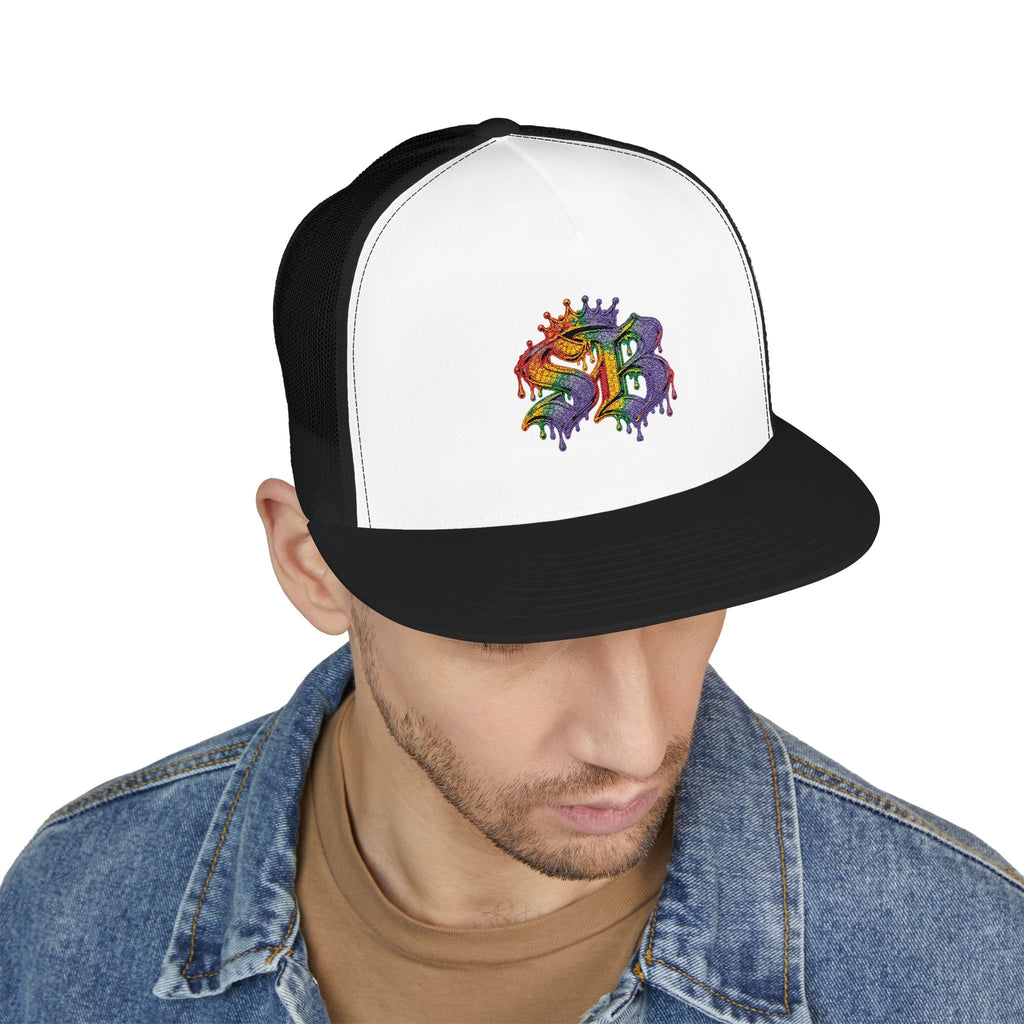 5 Panel Trucker Cap-RAINBOW SB LOGO-SCUMMIEBEARZ™️