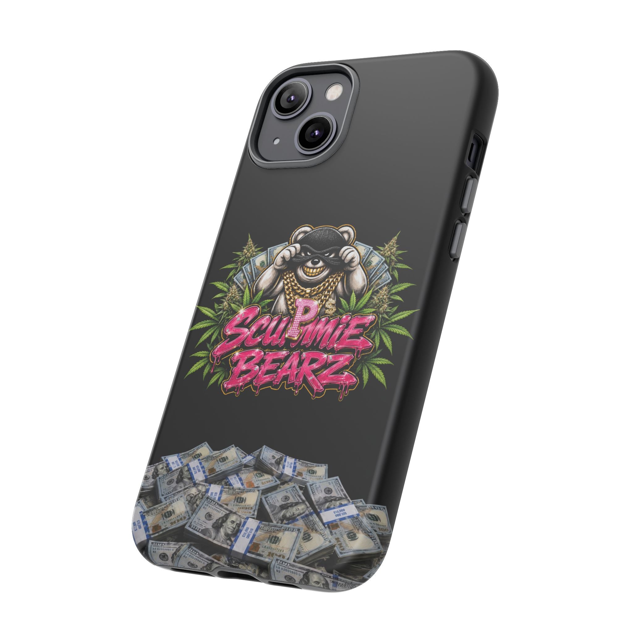 SCUMMIEBEARZ P.M.W. (P***y Money Weed) Logo Tough Cases
