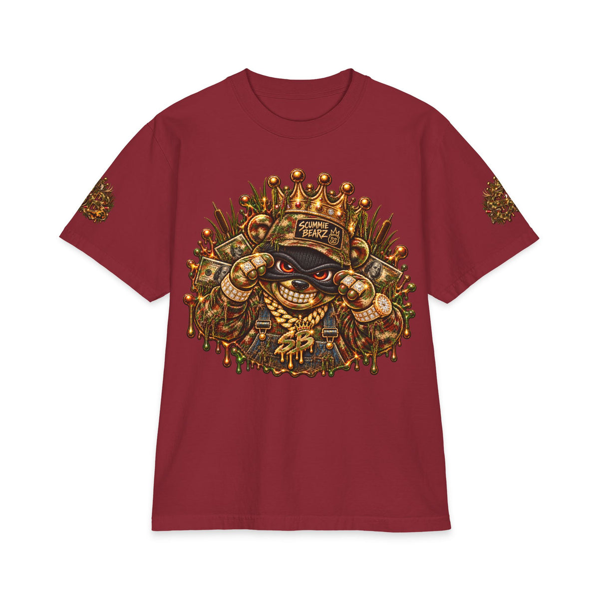 Saloon And Casino | SCUMMIEBEARZ™ Shaka Wear Heavyweight Tee