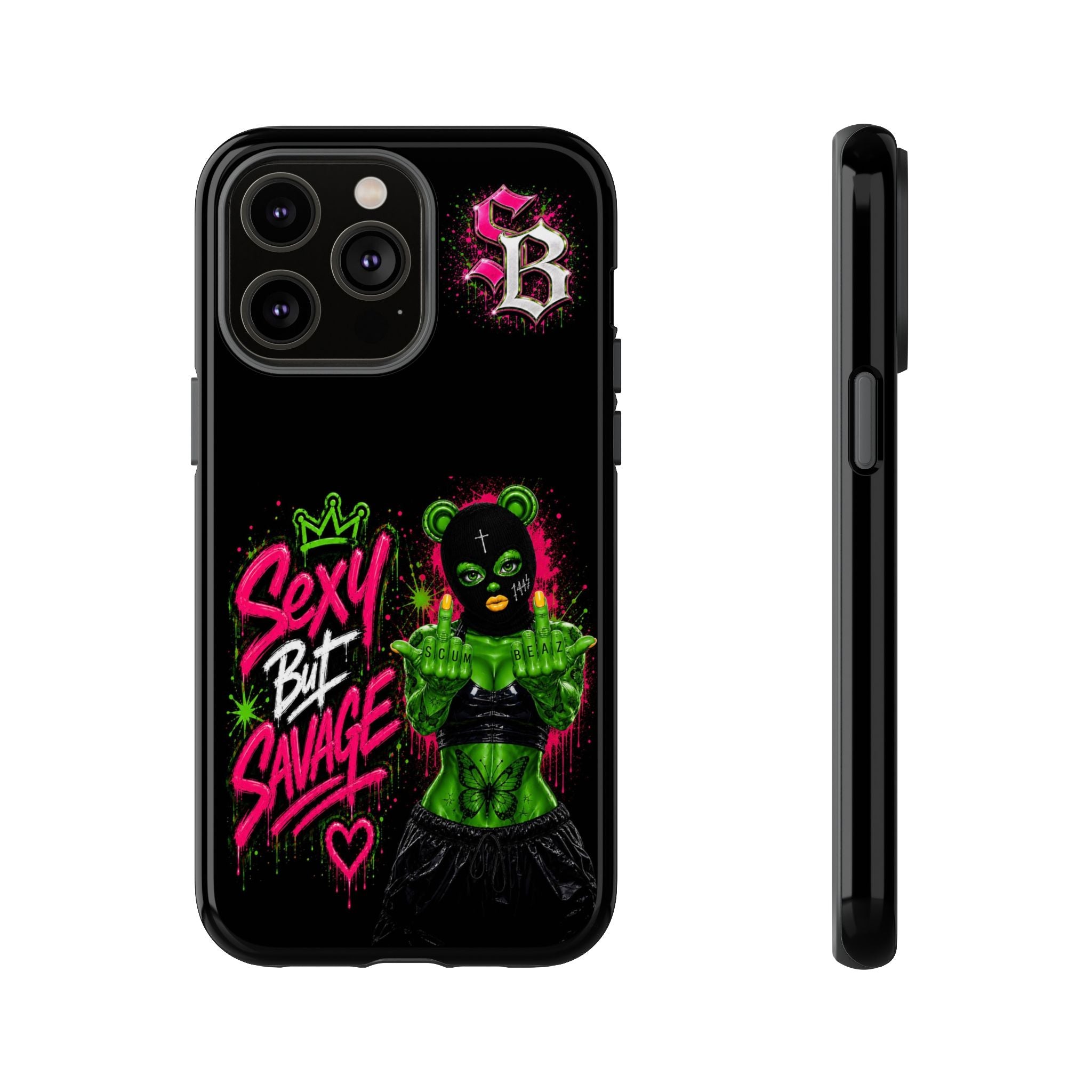 SCUMMIEBEARZ Sexy But Savage Green Remix Tough Cases