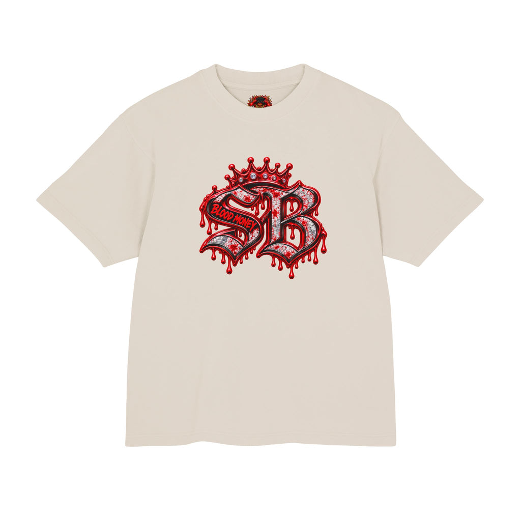Unisex Urban Heavy Tee-BLOOD MONEY — MONEY, PRESSURE & STREET LOYALTY 🩸💵🔥-SCUMMIEBEARZ™️