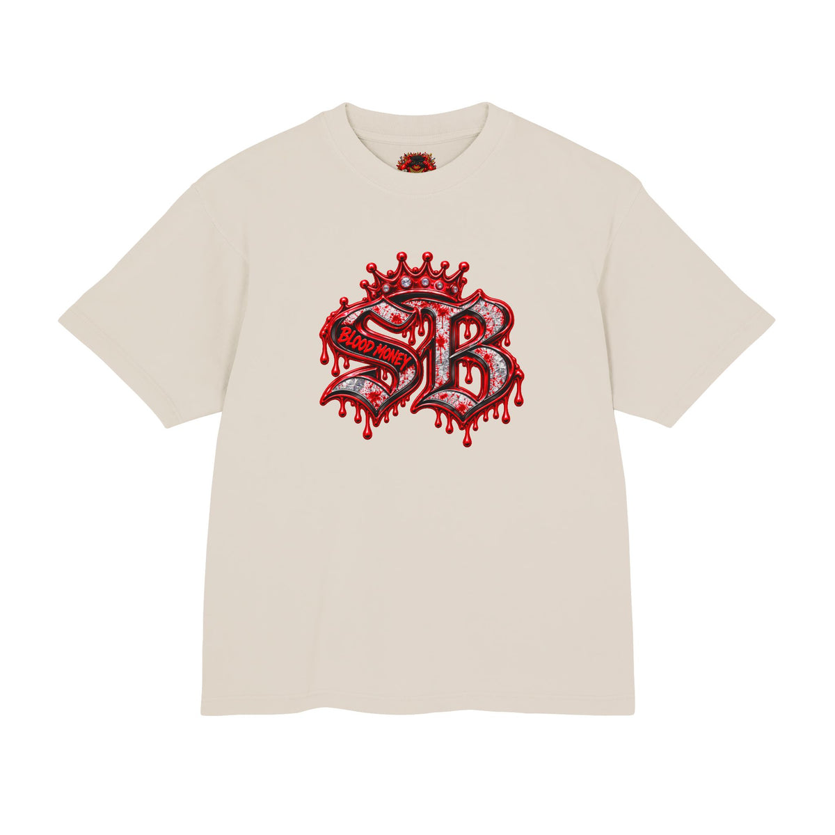 Unisex Urban Heavy Tee-BLOOD MONEY — MONEY, PRESSURE & STREET LOYALTY 🩸💵🔥-SCUMMIEBEARZ™️