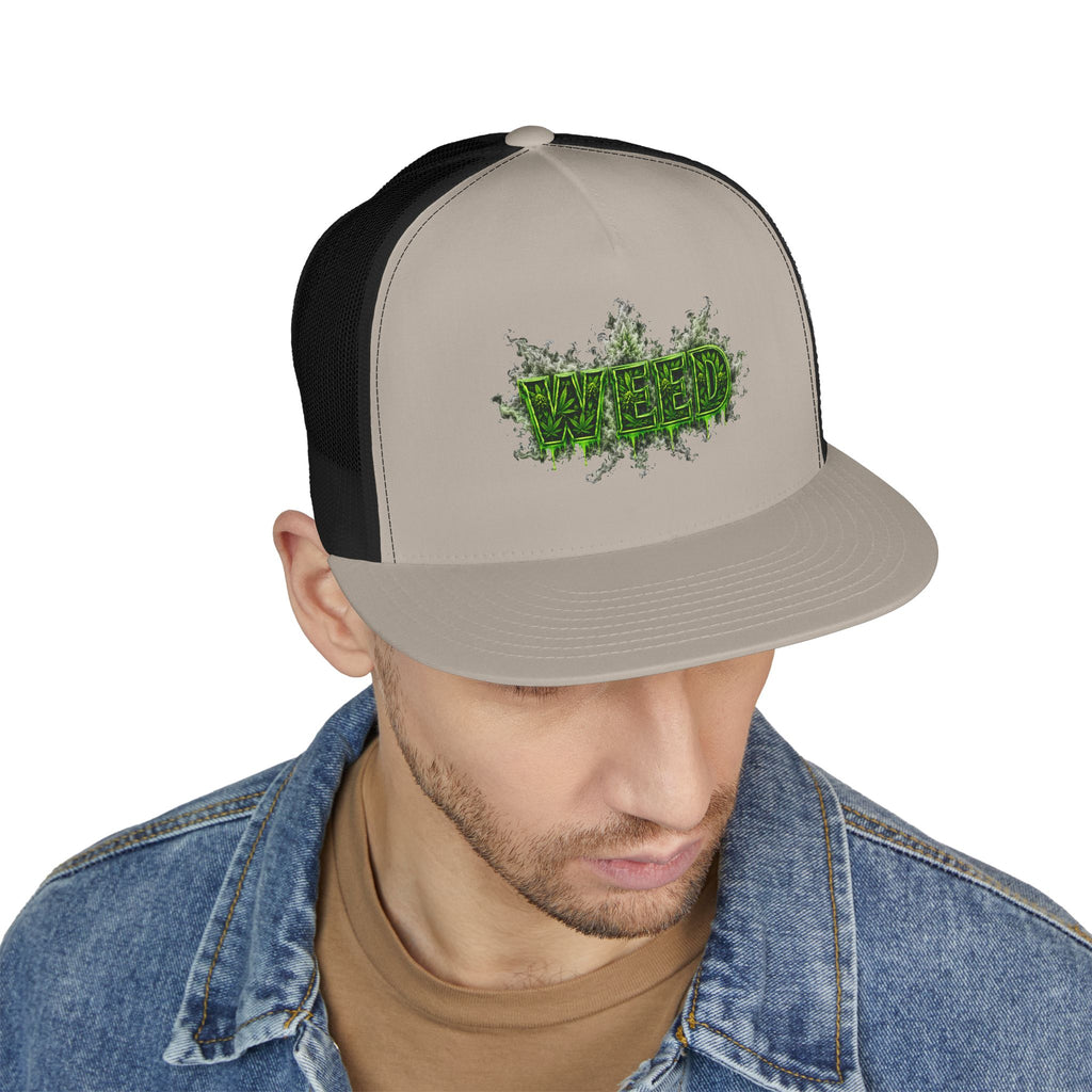 5 Panel Trucker CAP-WEED -SCUMMIEBEARZ™