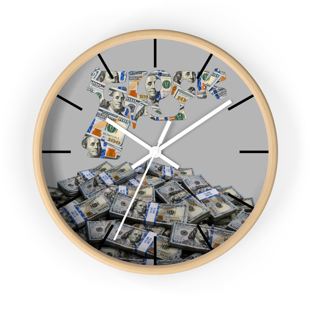 Wall Clock-PAPER CHASER GLOCK-SCUMMIEBEARZ™️