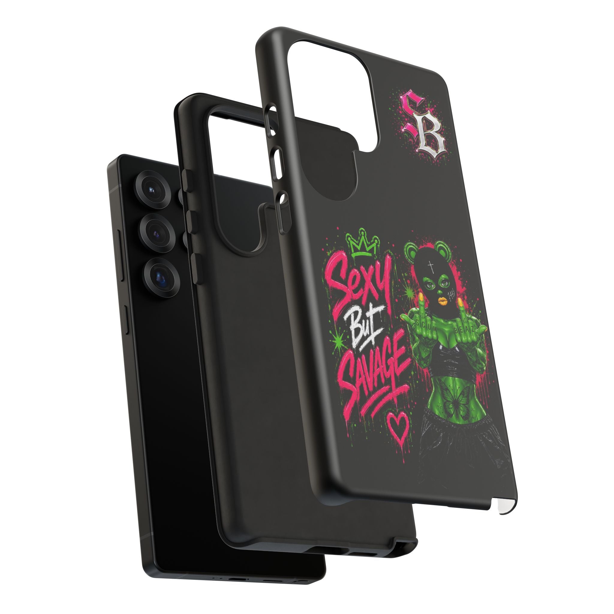 SCUMMIEBEARZ Sexy But Savage Green Remix Tough Cases