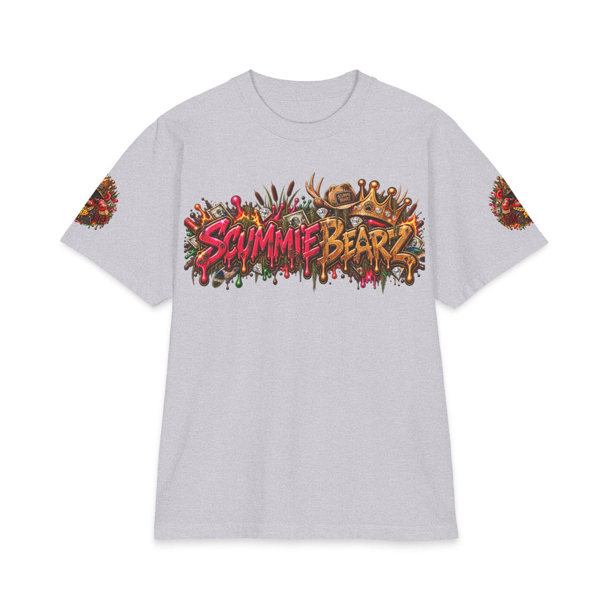 Boots, Booze, And Bad Company | SCUMMIEBEARZ™ Shaka Wear Heavyweight Tee