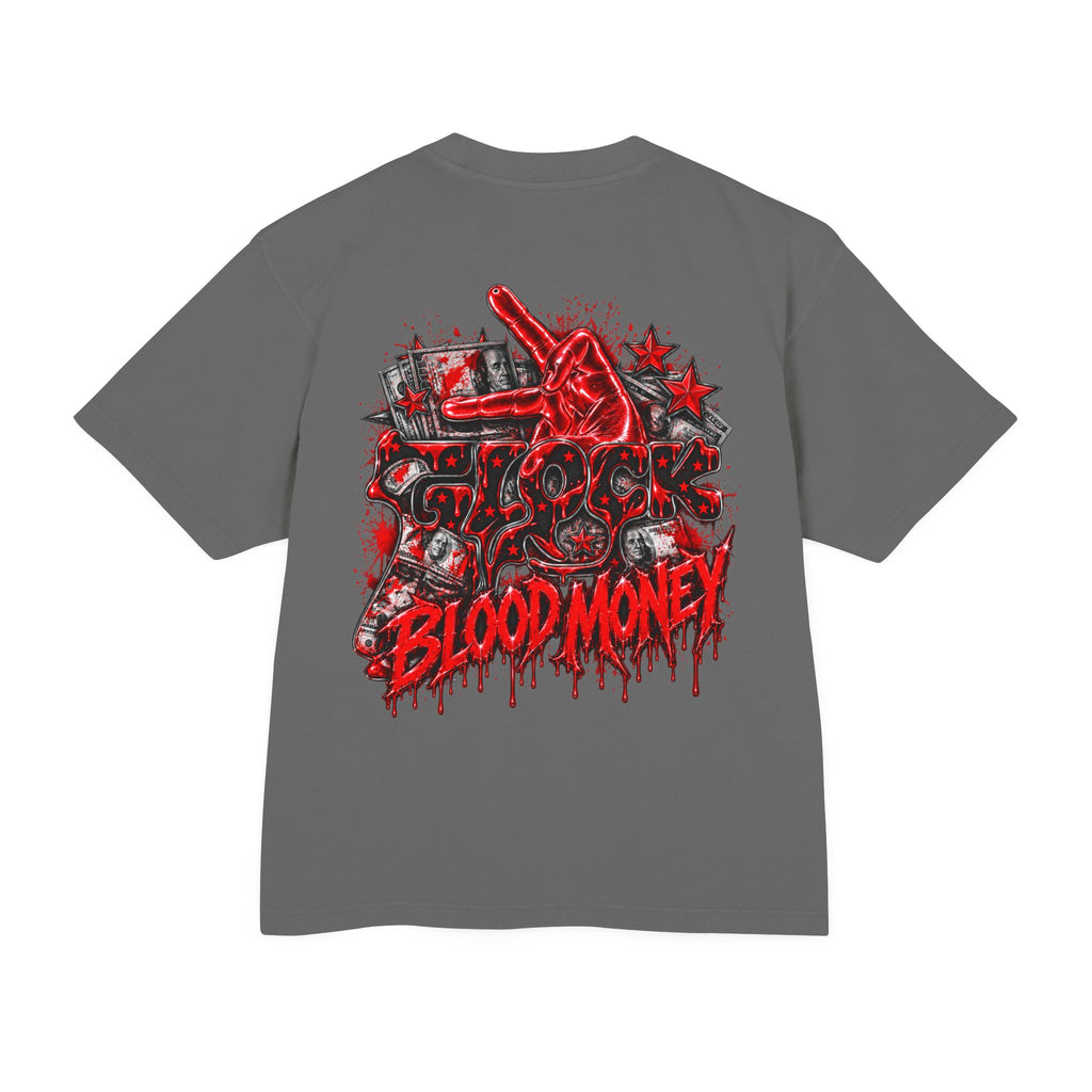 Unisex Urban Heavy Tee-BLOOD MONEY STREET CODE-SCUMMIEBEARZ™️