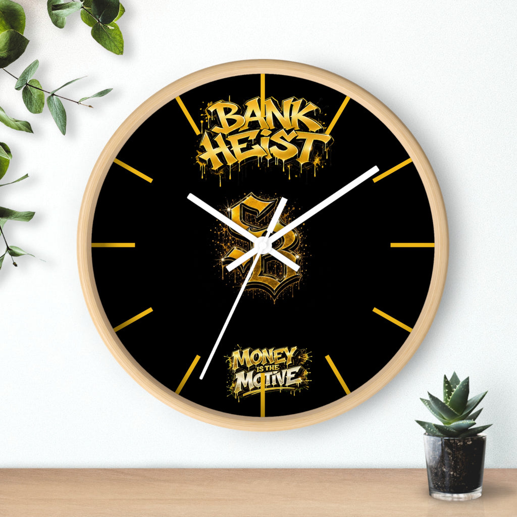 Wall Clock-Bank Heist-Money Is the Motive-SCUMMIEBEARZ™️
