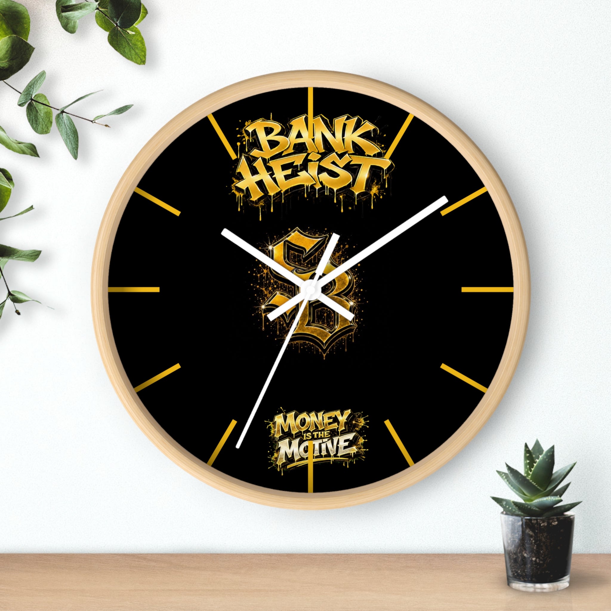 Wall Clock-Bank Heist-Money Is the Motive-SCUMMIEBEARZ™️