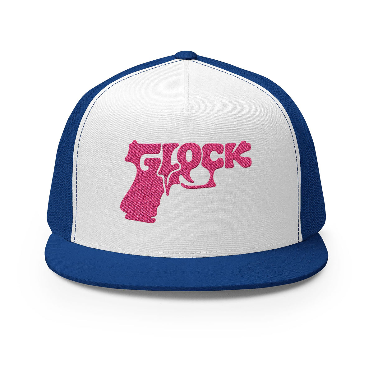 5 Panel Trucker Cap-PINK GLOCK LOGO-SCUMMIEBEARZ™️