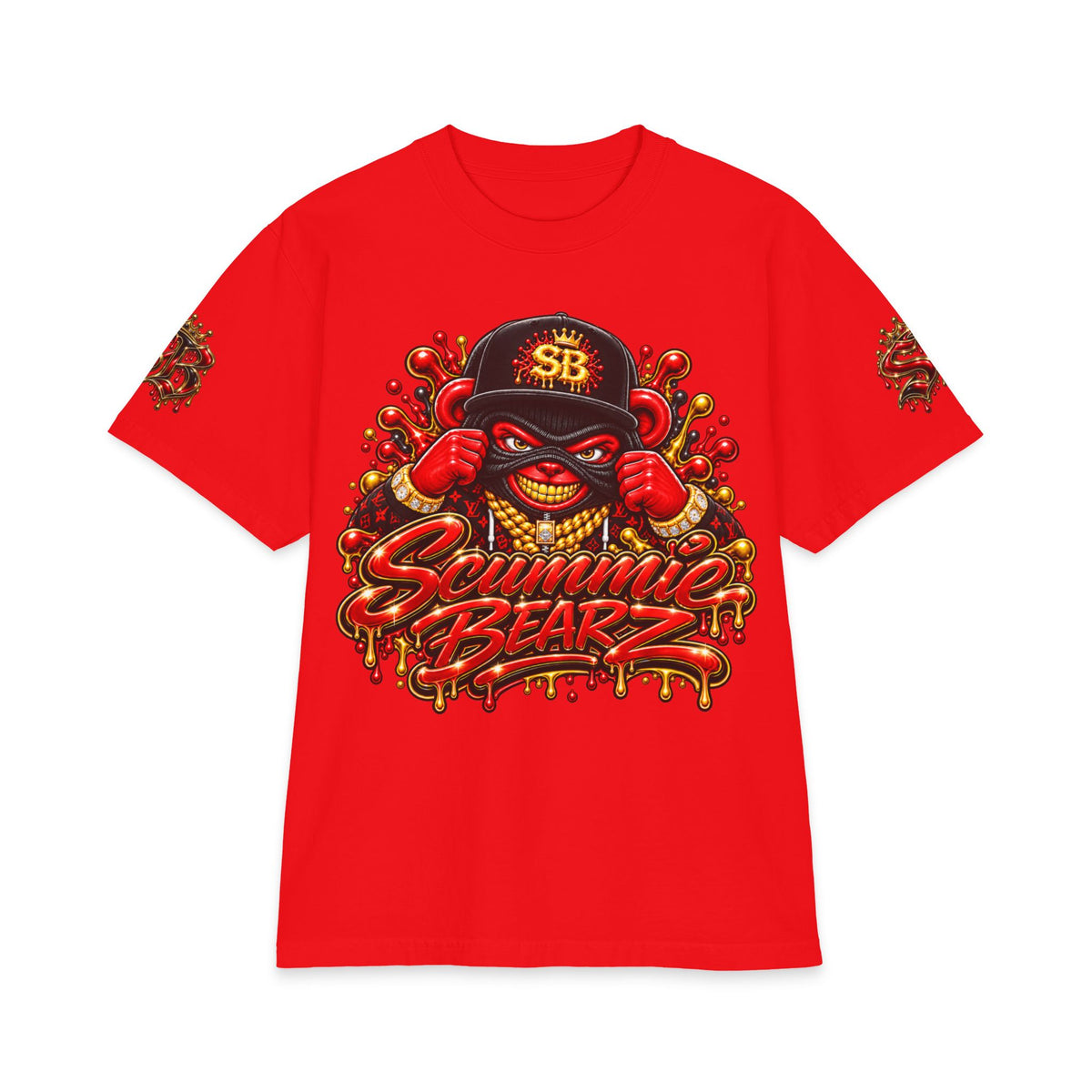 Covered by the Blood | SCUMMIEBEARZ™ Shaka Wear Heavyweight Tee