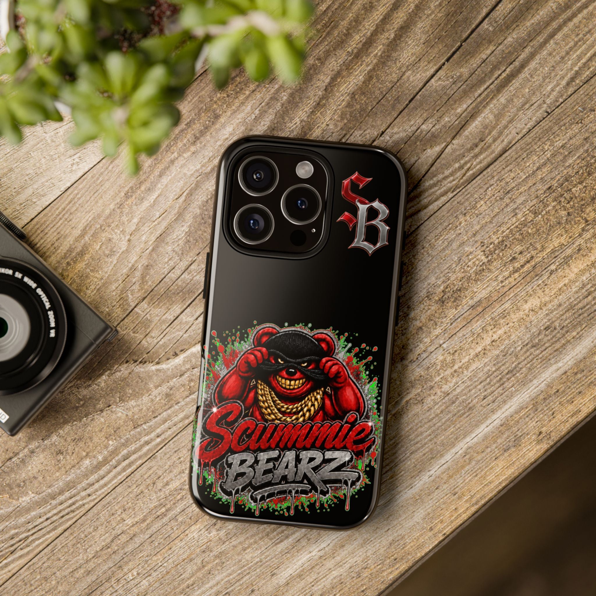 SCUMMIEBEARZ ♦️RED LOGO♦️ Tough Cases