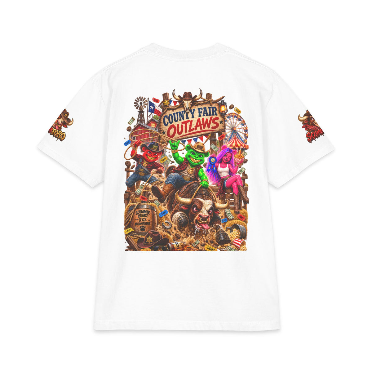 County Fair Outlaws | SCUMMIEBEARZ™ Shaka Wear Heavyweight Tee