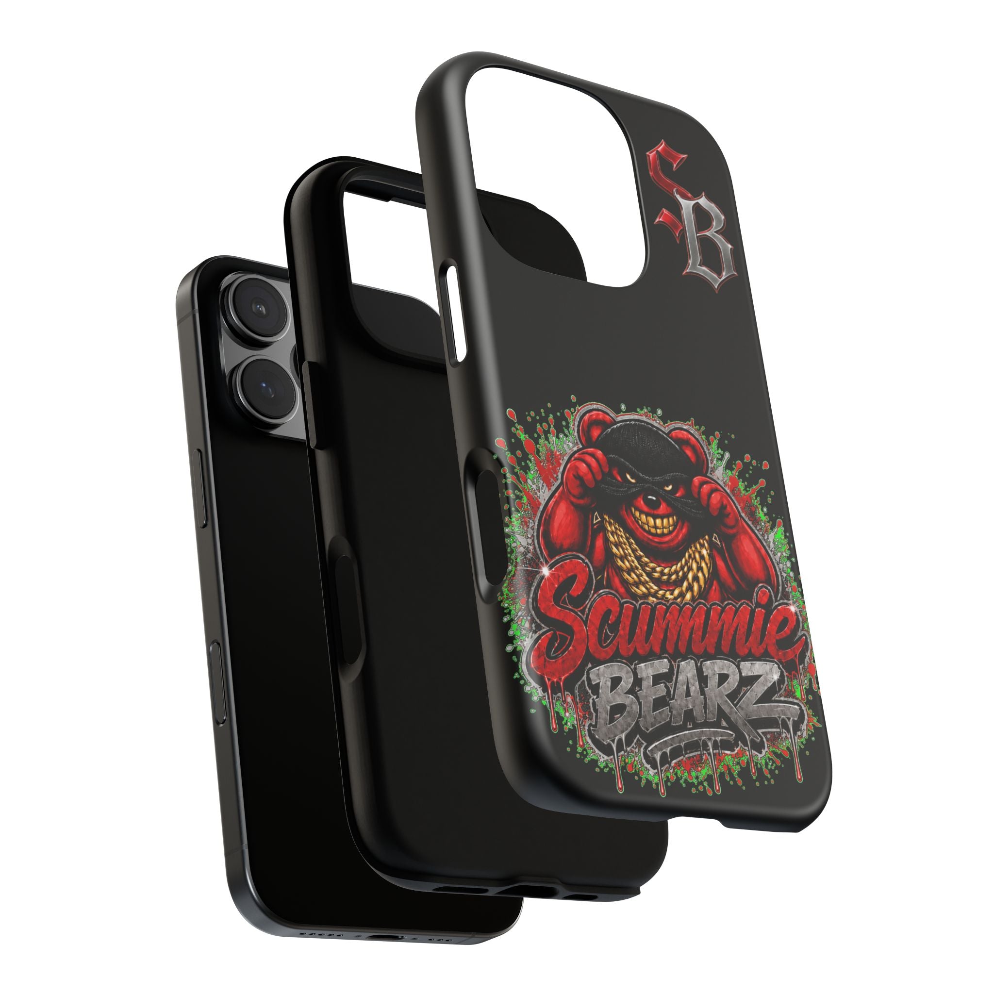 SCUMMIEBEARZ ♦️RED LOGO♦️ Tough Cases