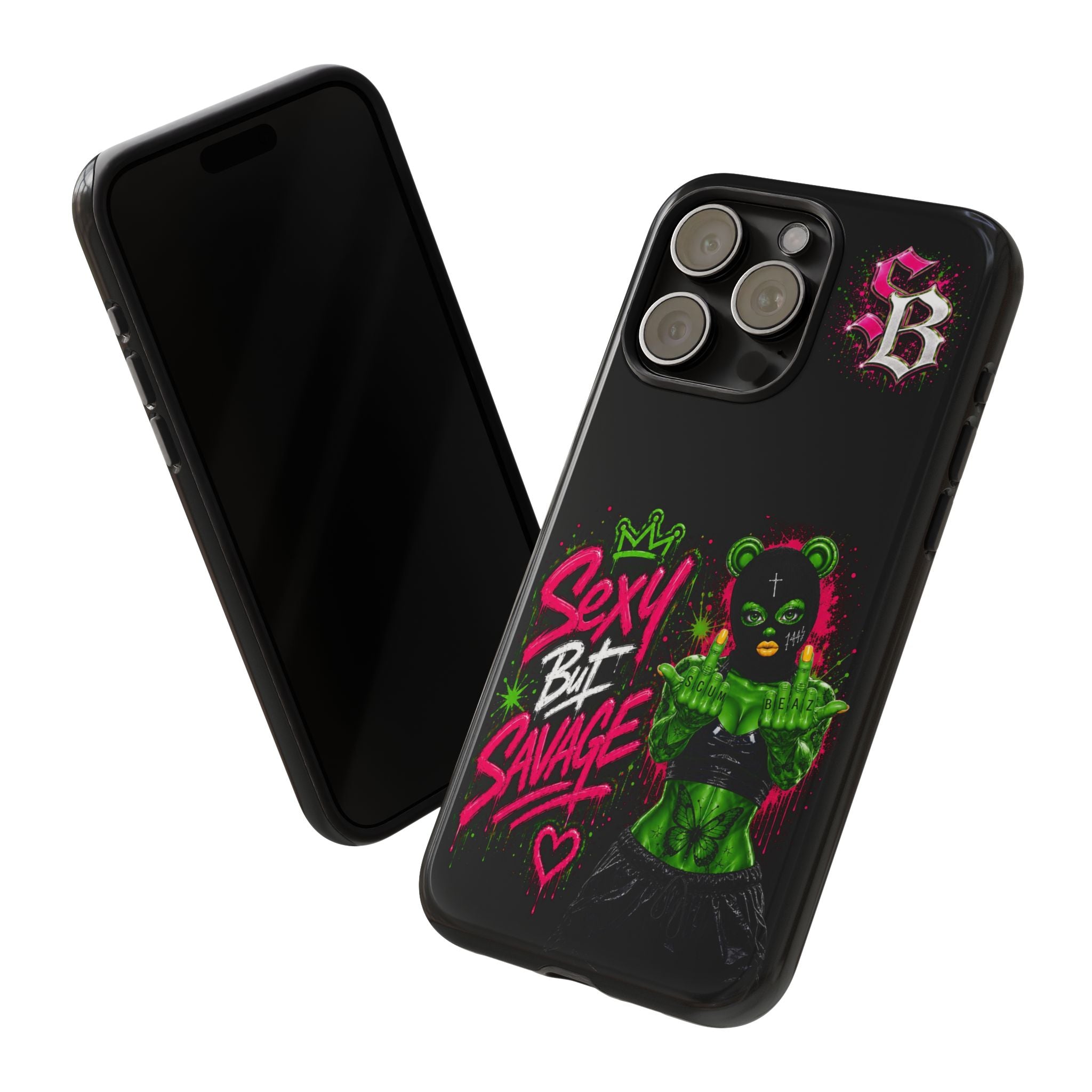 SCUMMIEBEARZ Sexy But Savage Green Remix Tough Cases