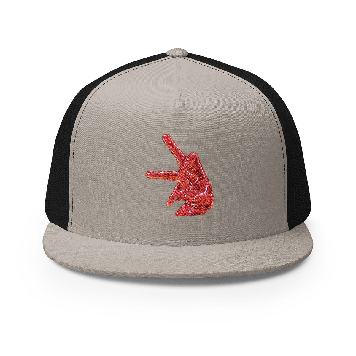 5 Panel Trucker Cap-BLOOD MONEY HAND LOGO-SCUMMIEBEARZ™️
