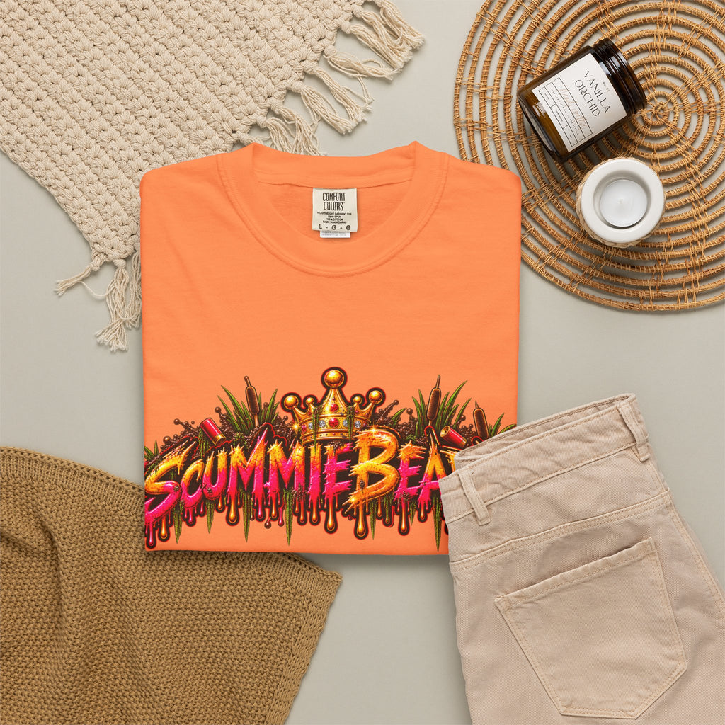 Unisex Garment-Dyed T-shirt-BABE I THINK I GOT A MONSTER-SCUMMIEBEARZ™️