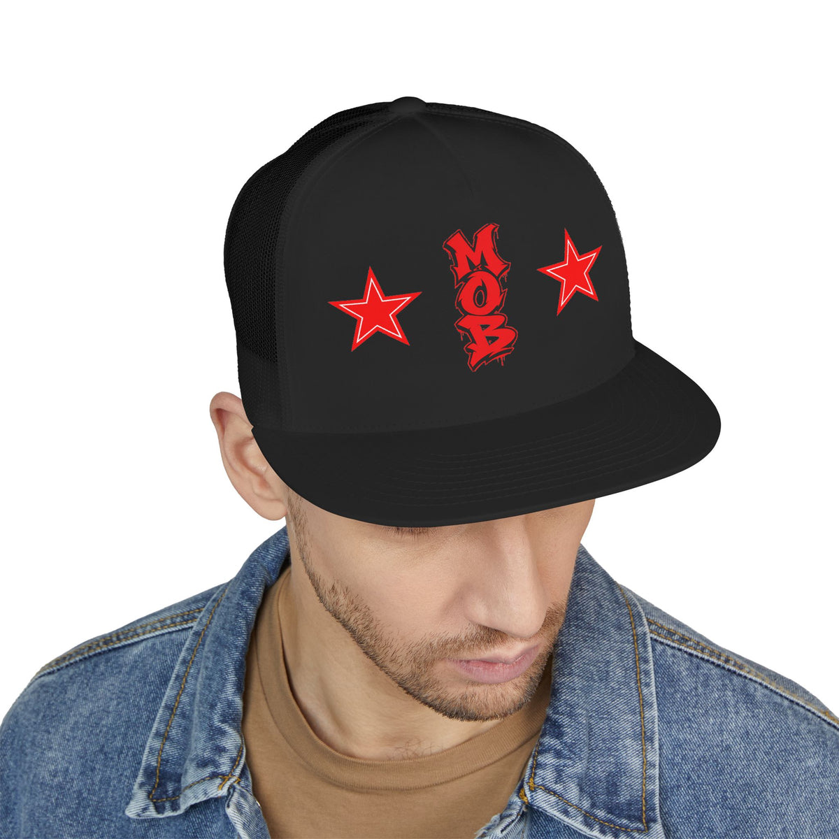 5 Panel Trucker Cap-MOB-SCUMMIEBEARZ™️