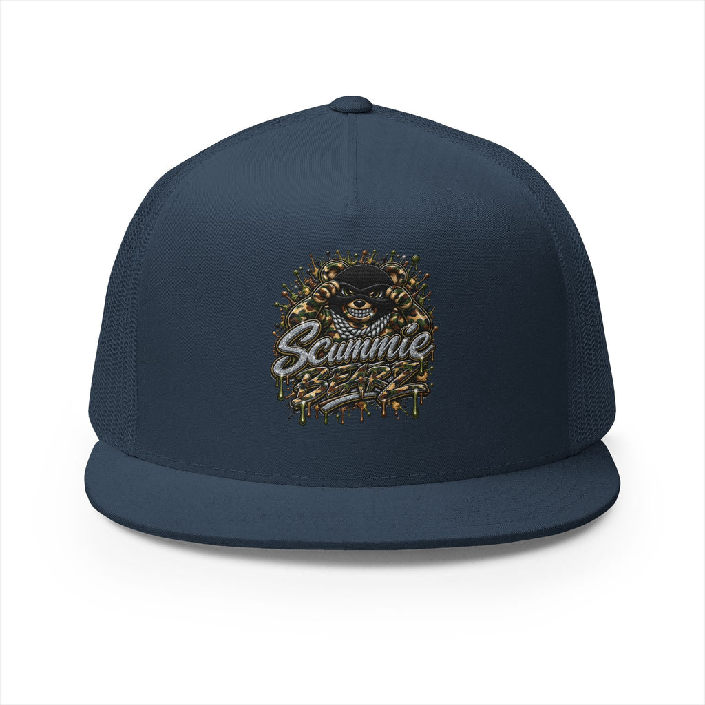 5 Panel Trucker CAP-CAMOUFLAGE MASK LOGO-SCUMMIEBEARZ™