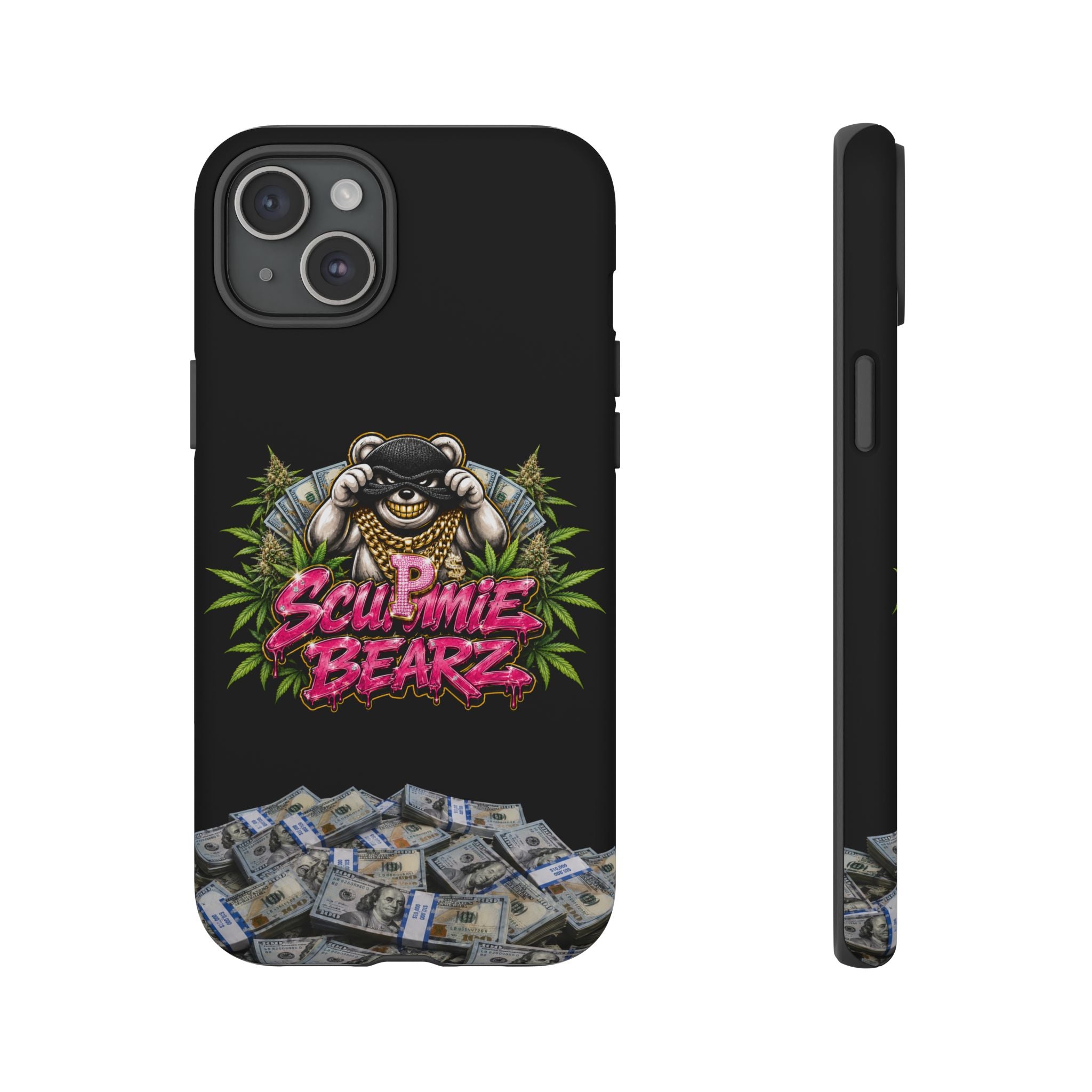SCUMMIEBEARZ P.M.W. (P***y Money Weed) Logo Tough Cases