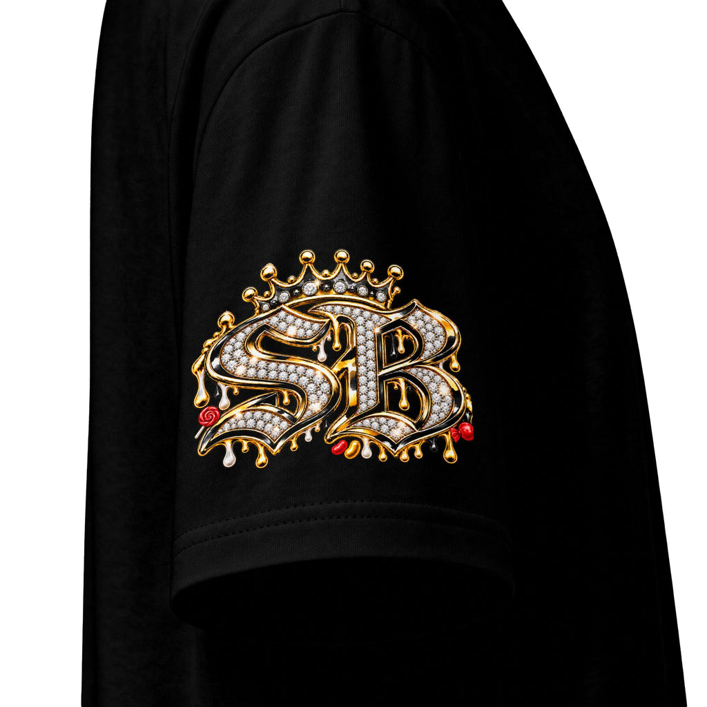 Like Stealing Candy from a Baby — White & Gold Edition | SCUMMIEBEARZ™ Shaka Wear Heavyweight Tee