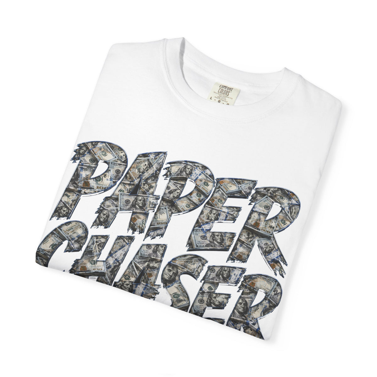 Unisex Garment-Dyed T-SHIRT- PAPER CHASER NO DAYS OFF -SCUMMIEBEARZ™