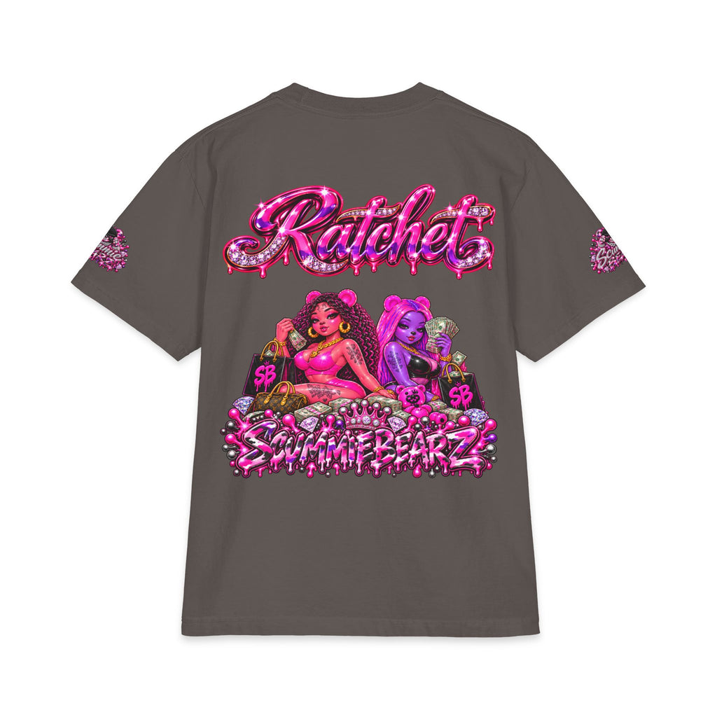 Ratchet — Pink/Purple | SCUMMIEBEARZ™ Shaka Wear Heavyweight Tee