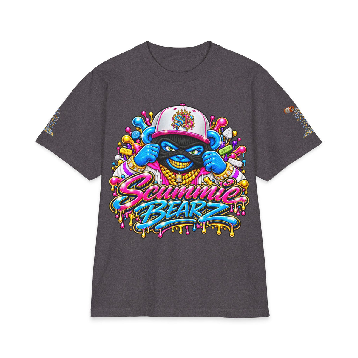 Get Your Mind Right — Multicolor Remix | SCUMMIEBEARZ™ Shaka Wear Heavyweight Tee
