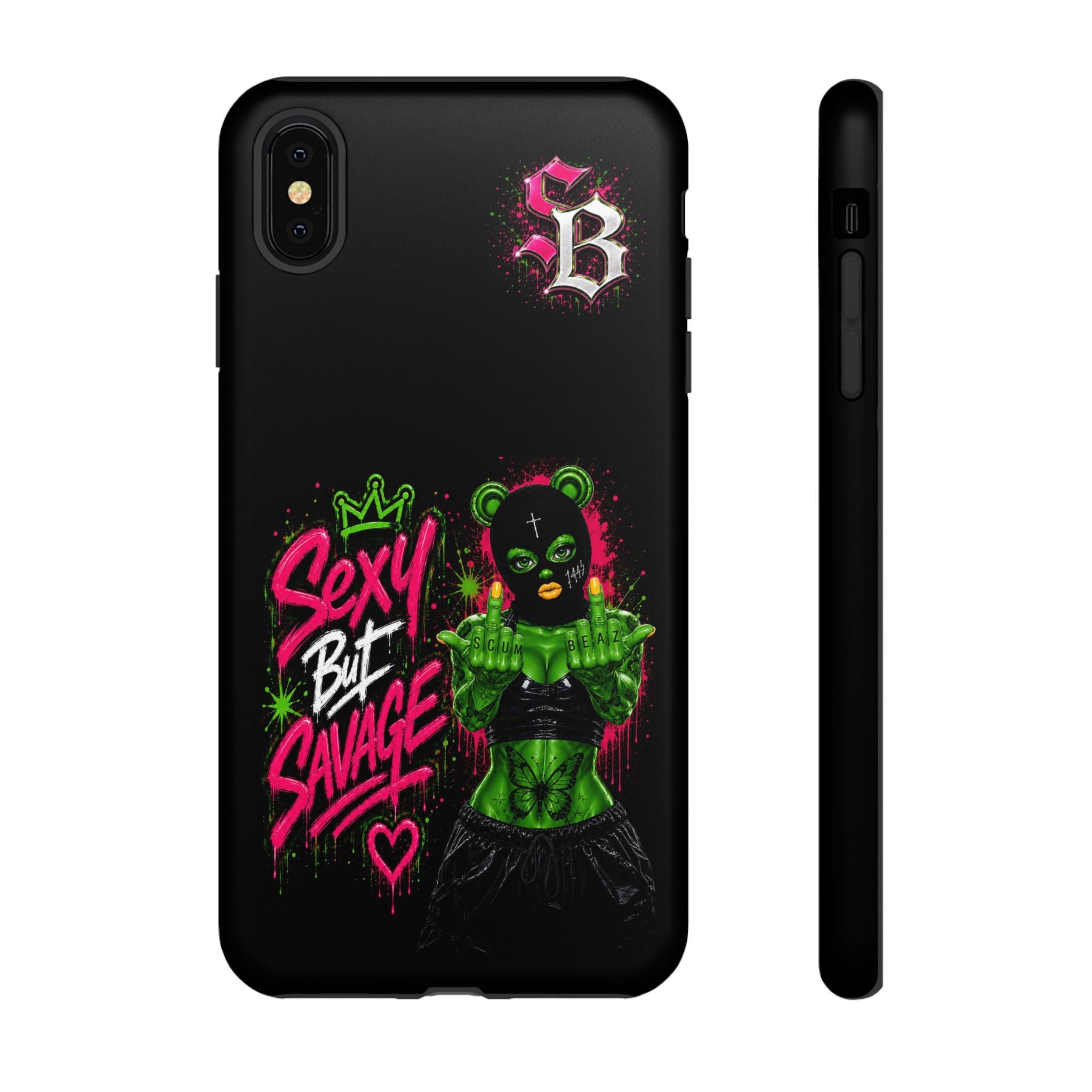 SCUMMIEBEARZ Sexy But Savage Green Remix Tough Cases