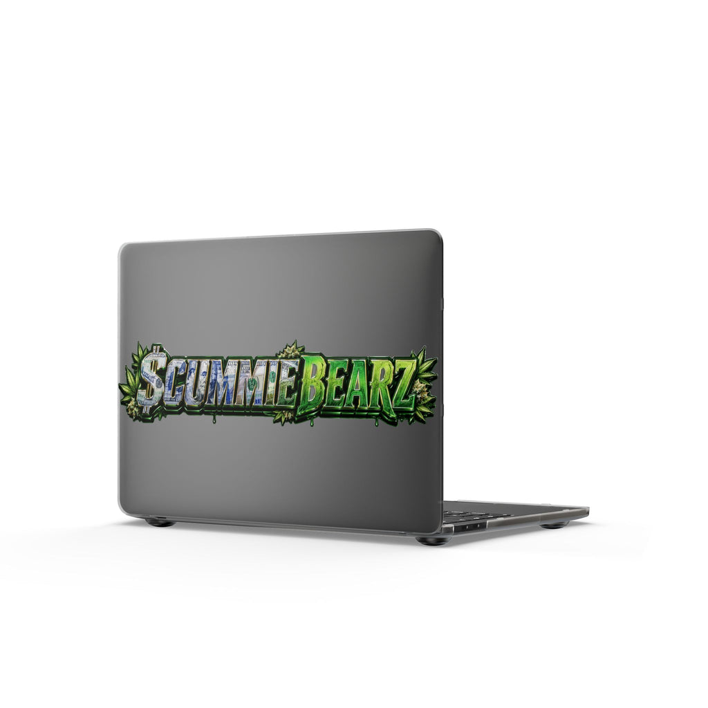 Matte MacBook Cases-WEED LOGO-SCUMMIEBEARZ™