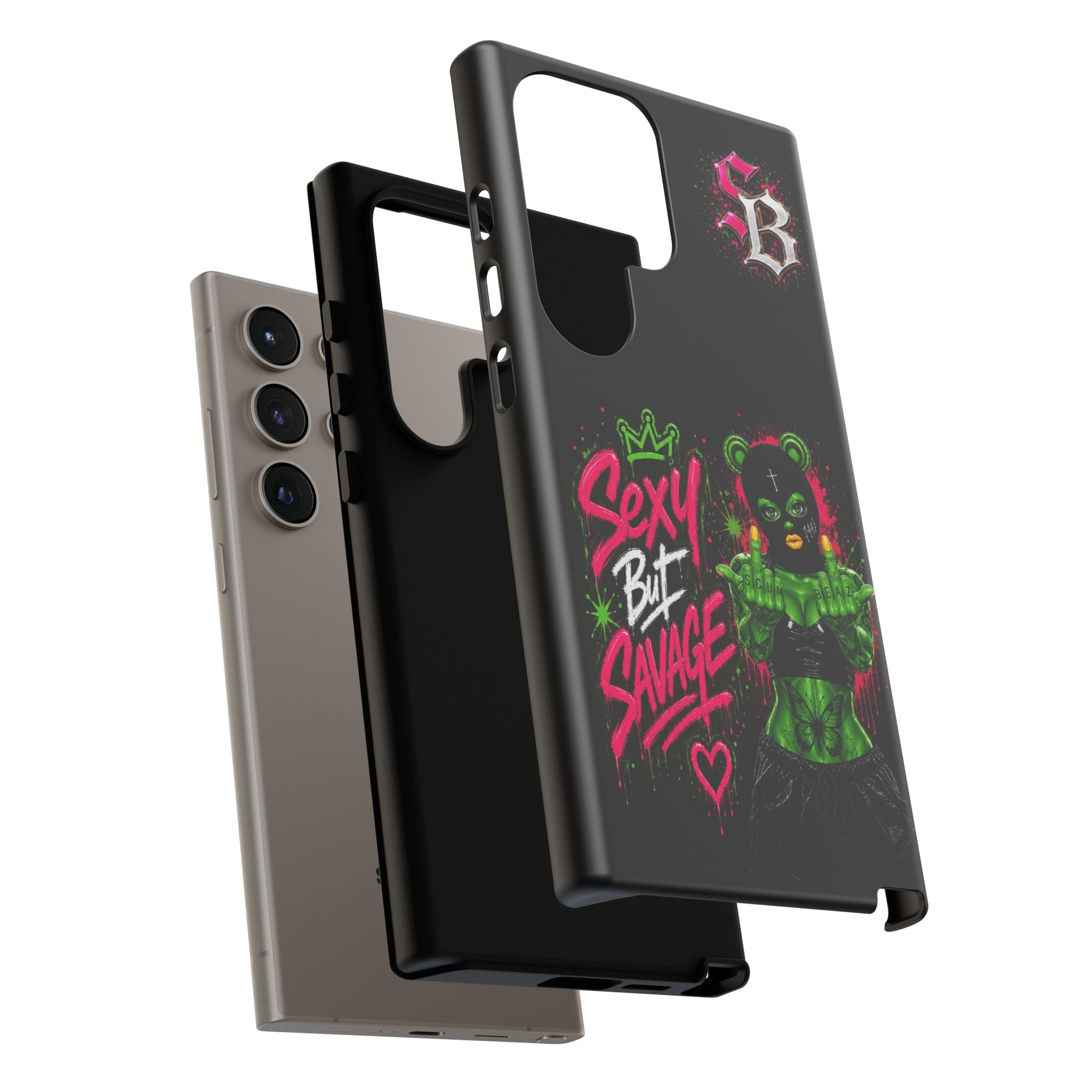 SCUMMIEBEARZ Sexy But Savage Green Remix Tough Cases