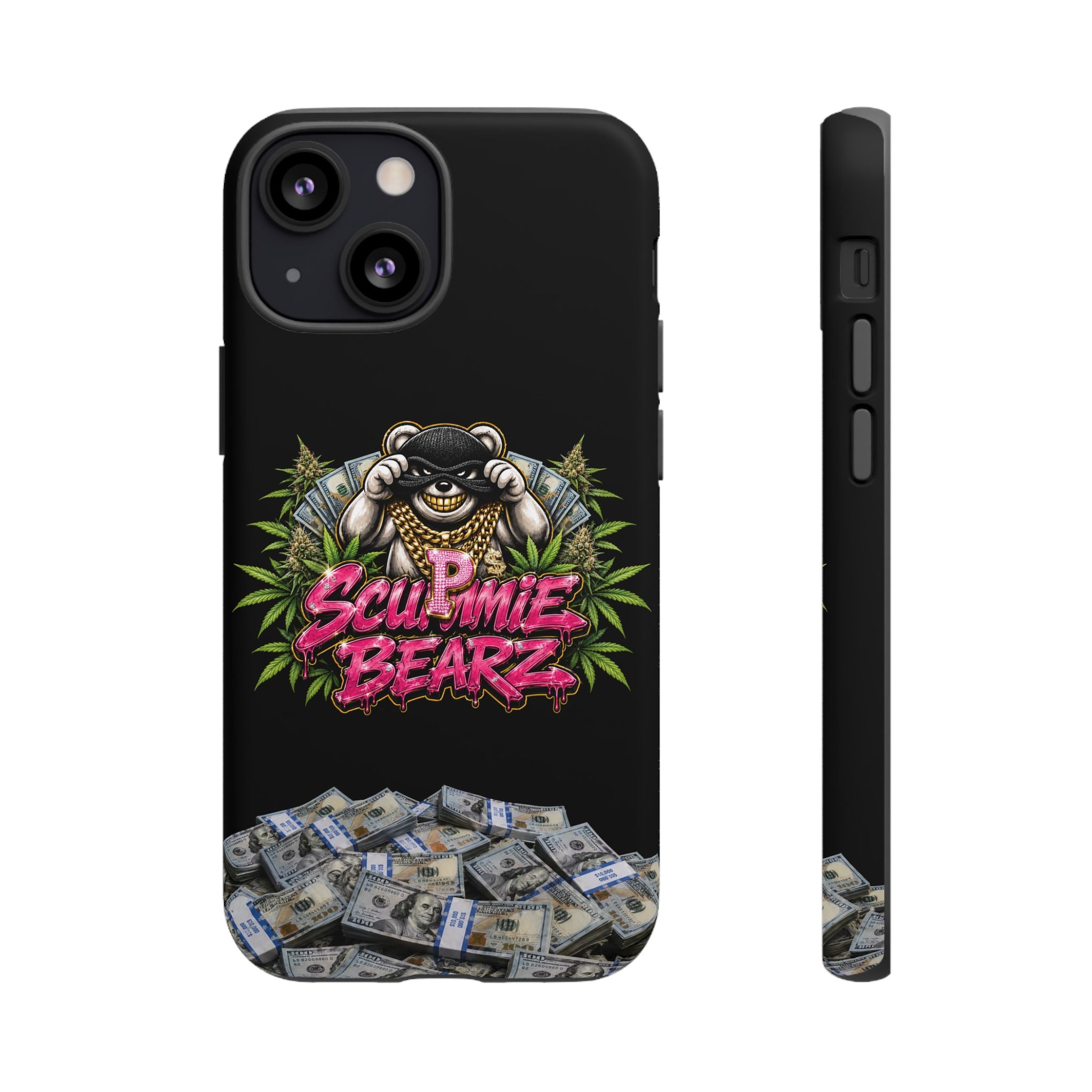 SCUMMIEBEARZ P.M.W. (P***y Money Weed) Logo Tough Cases