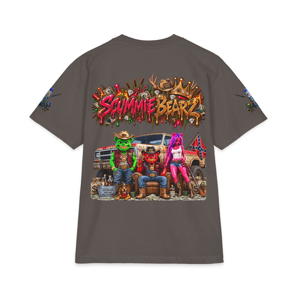 Unisex Max Heavyweight Short Sleeve-REBEL FORD-SCUMMIEBEARZ™️