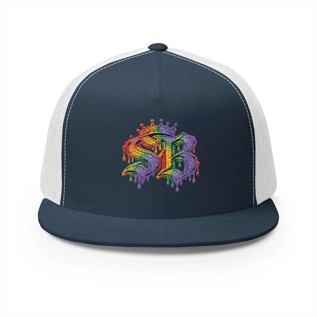 5 Panel Trucker Cap-RAINBOW SB LOGO-SCUMMIEBEARZ™️