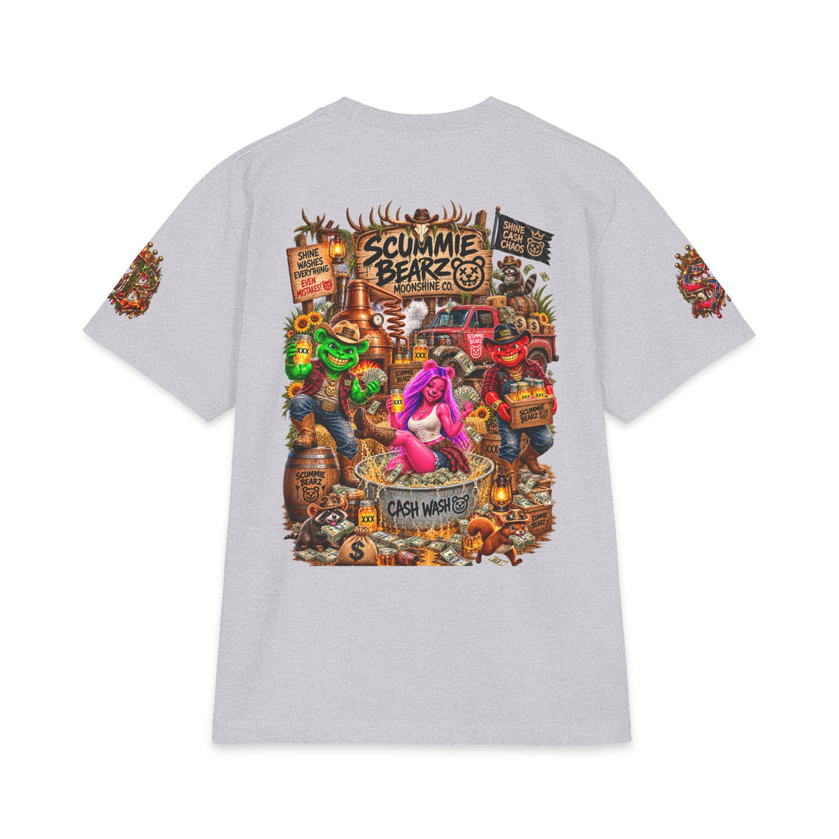 Shine Washes Everything | SCUMMIEBEARZ™ Shaka Wear Heavyweight Tee
