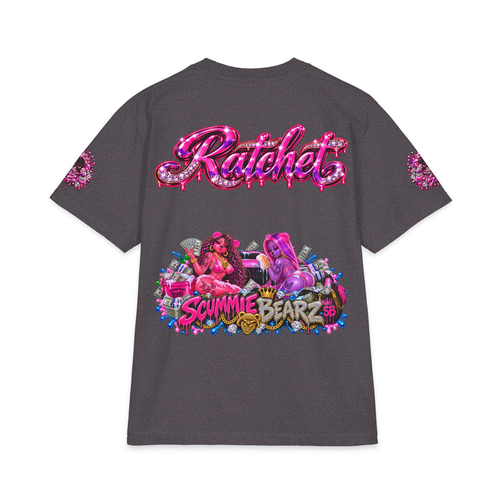 SB Ratchet — Pink/Purple Scummie Girls | SCUMMIEBEARZ™ Shaka Wear Heavyweight Tee
