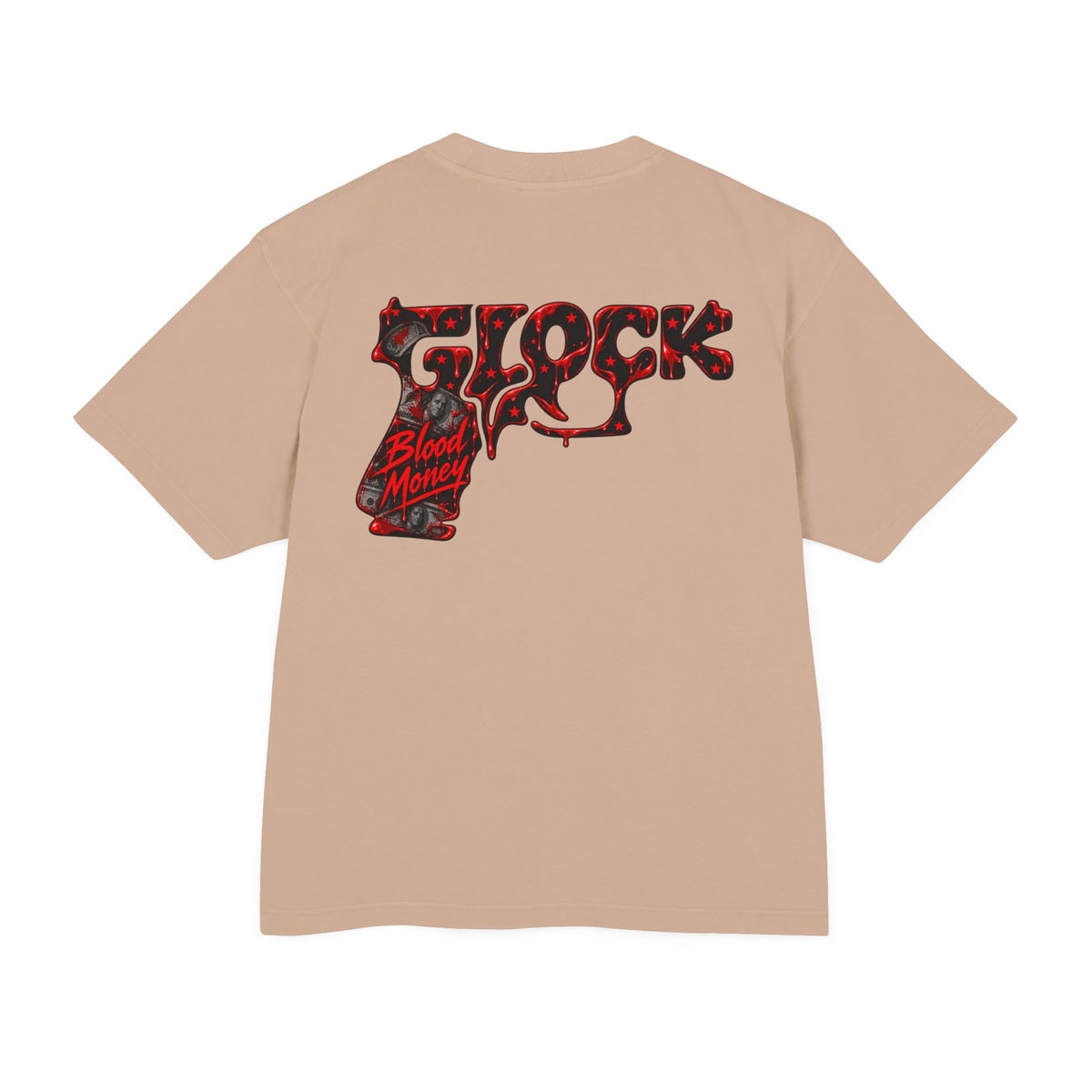 Unisex  Graphic T-Shirt - Glock™ Blood Money - SCUMMIEBEARZ™
