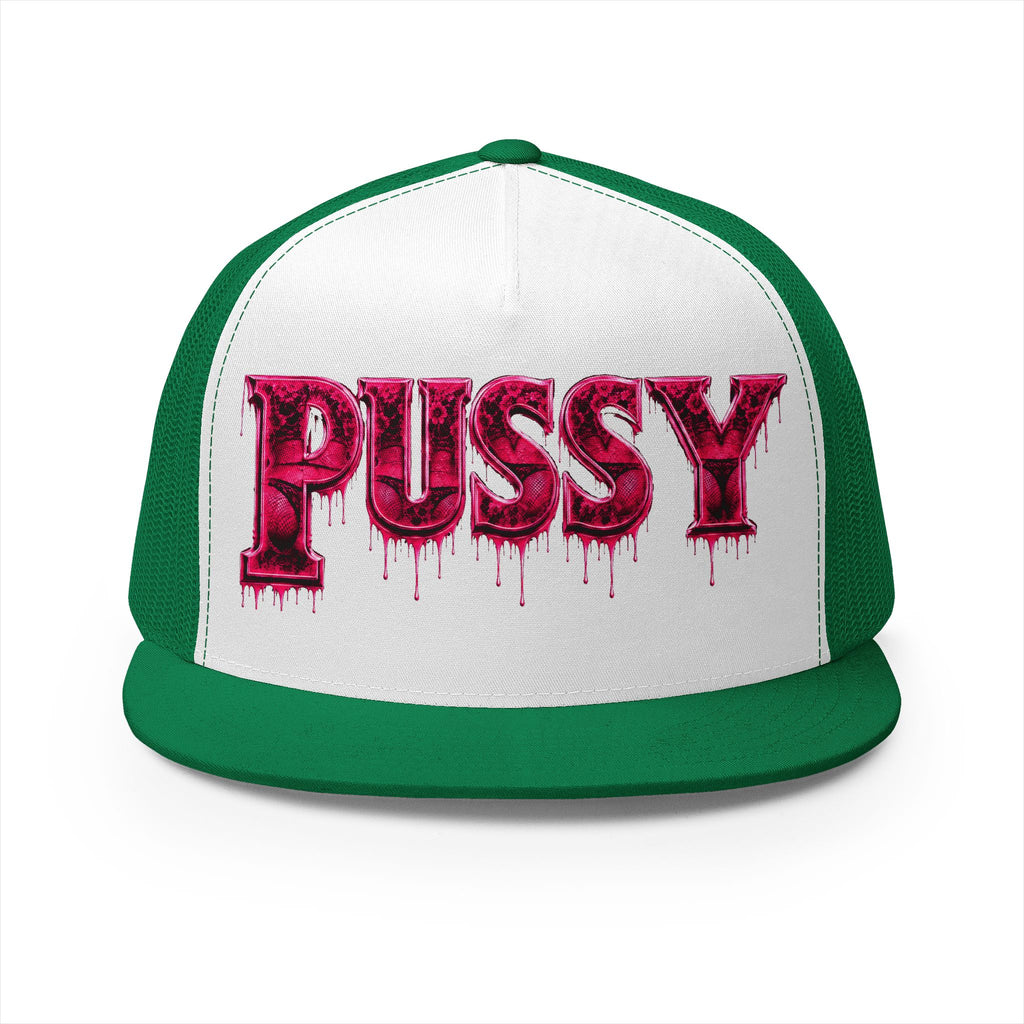 5 Panel Trucker Cap-PINK PU$$Y-SCUMMIEBEARZ™