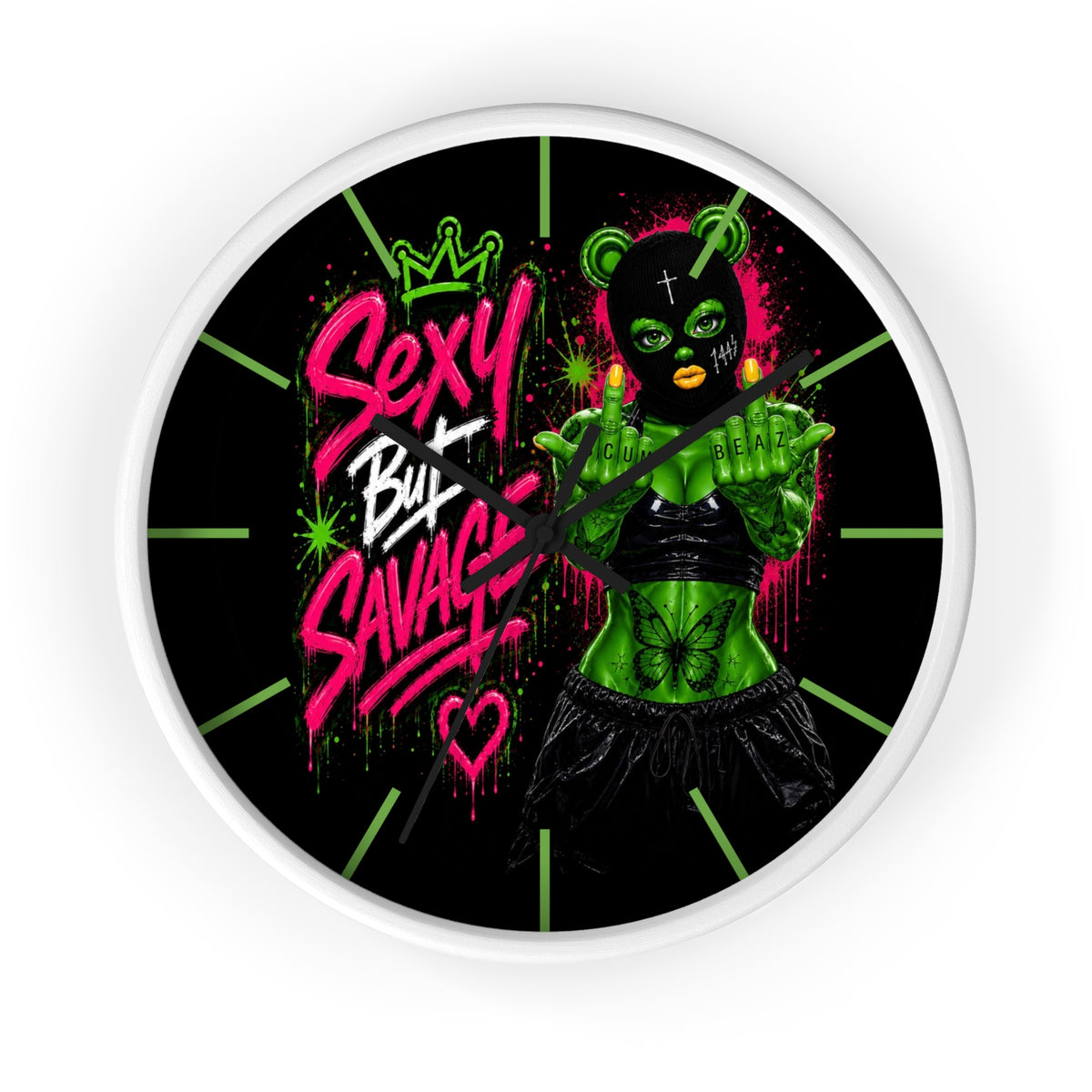 Wall Clock-Sexy But Savage Green Remix-SCUMMIEBEARZ™️