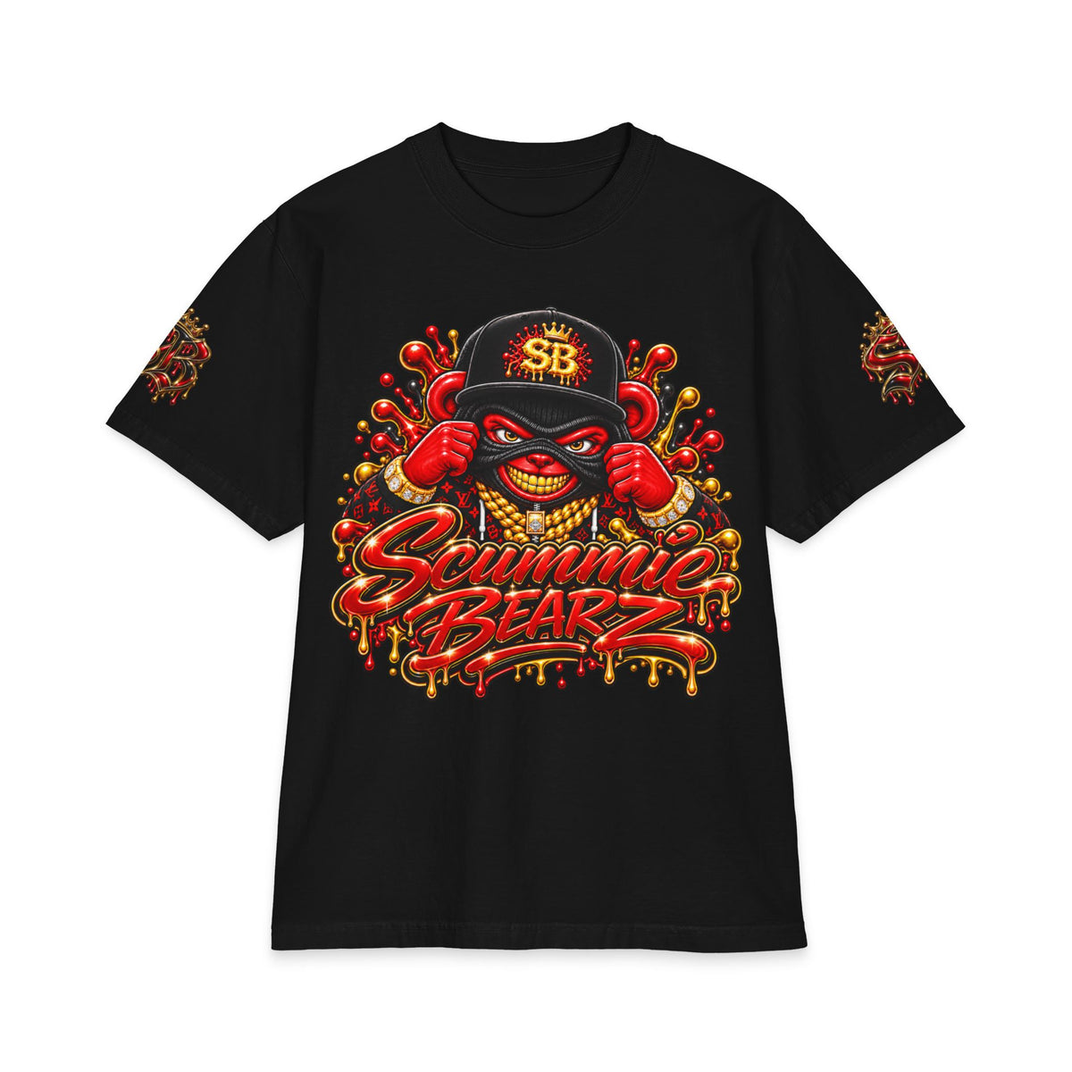 Covered by the Blood | SCUMMIEBEARZ™ Shaka Wear Heavyweight Tee