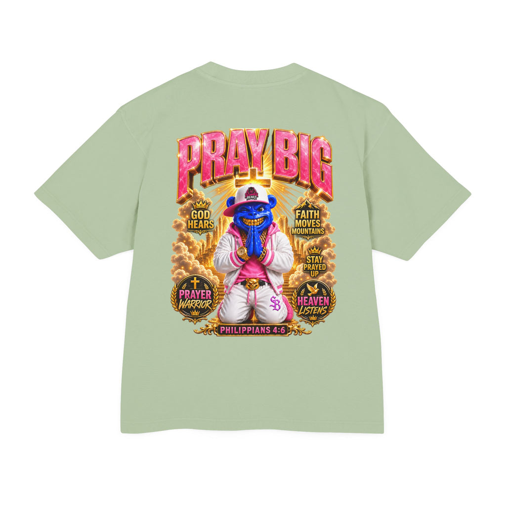 Unisex Urban Heavy Tee PRAY BIG™ | CHRISTIAN STREETWEAR TEE-SCUMMIEBEARZ™️
