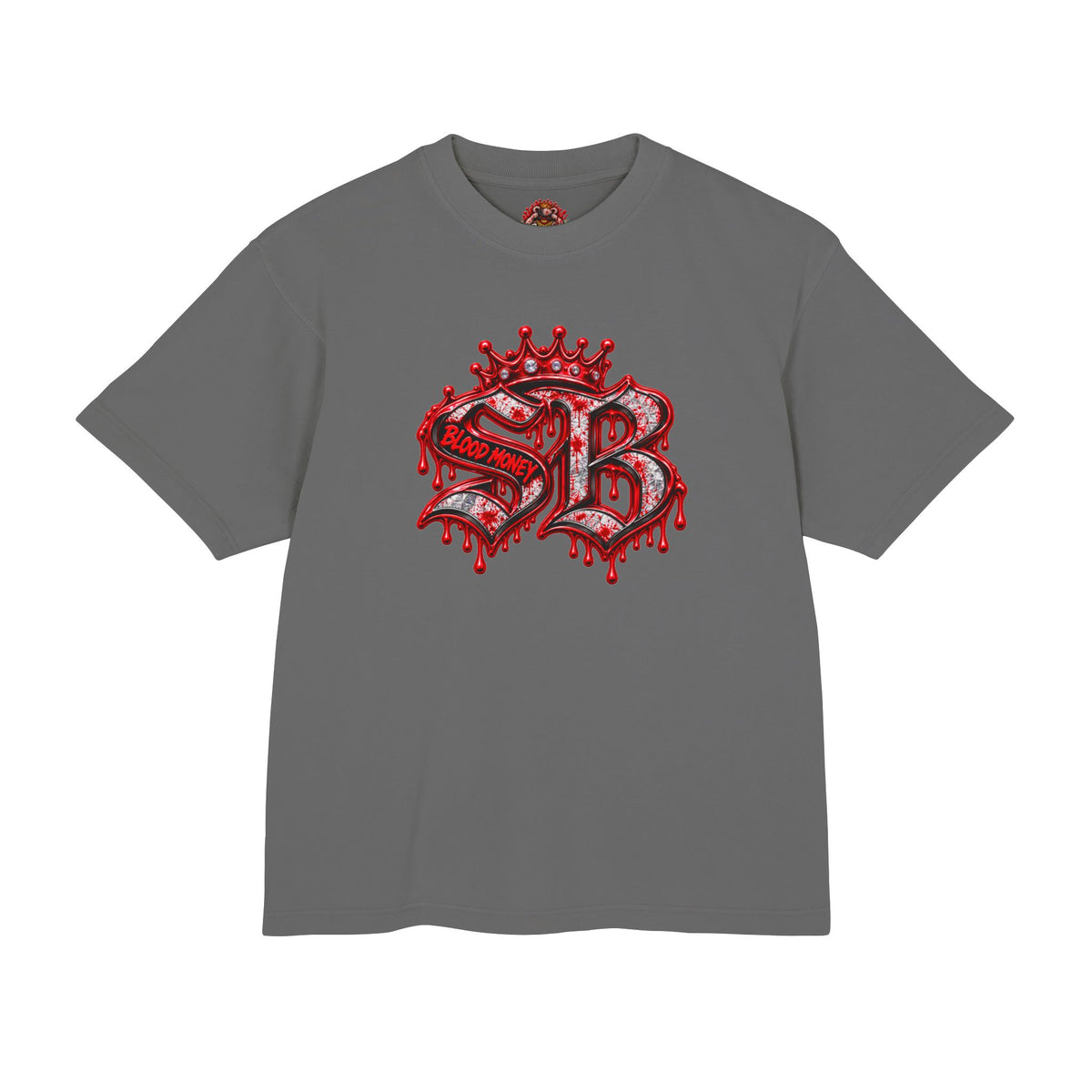 Unisex Urban Heavy Tee-BLOOD MONEY — MONEY, PRESSURE & STREET LOYALTY 🩸💵🔥-SCUMMIEBEARZ™️