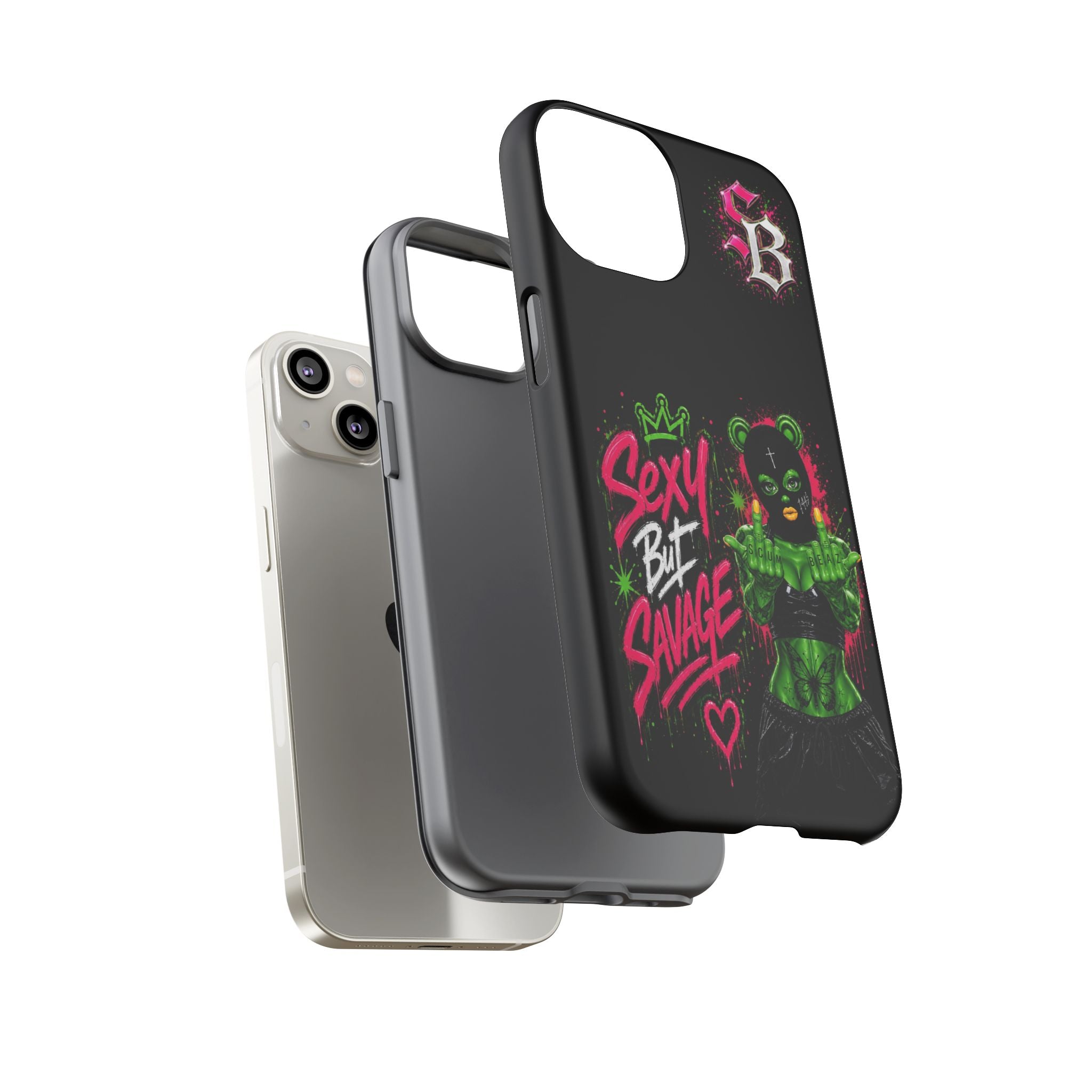 SCUMMIEBEARZ Sexy But Savage Green Remix Tough Cases