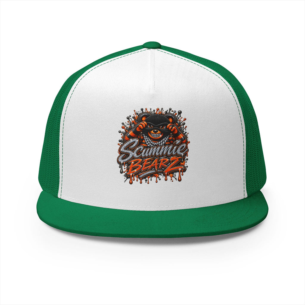 5 Panel Trucker Cap-LOCKED UP MASK LOGO-SCUMMIEBEARZ™