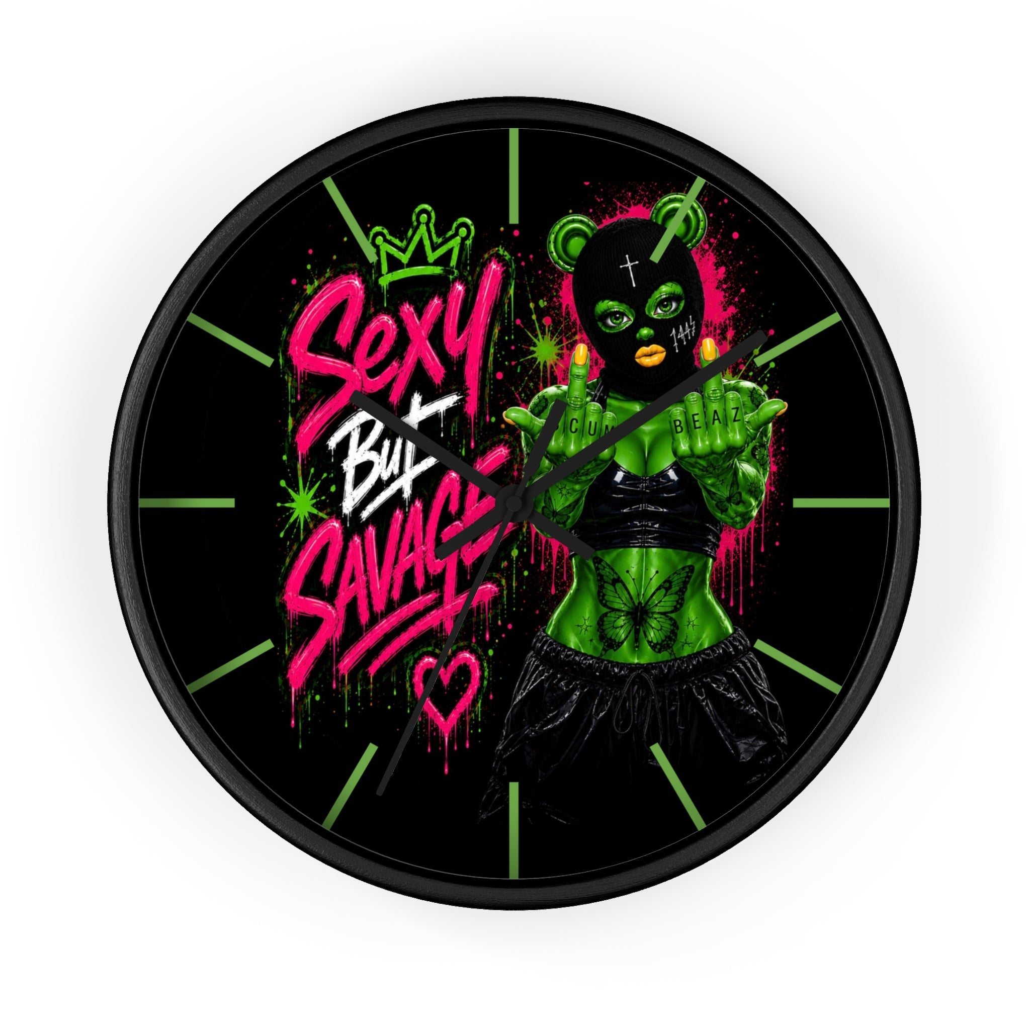 Wall Clock-Sexy But Savage Green Remix-SCUMMIEBEARZ™️