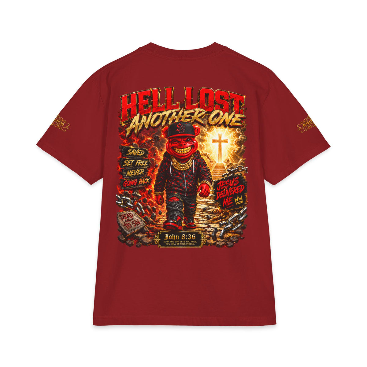 Hell Lost Another One | SCUMMIEBEARZ™ Shaka Wear Heavyweight Tee