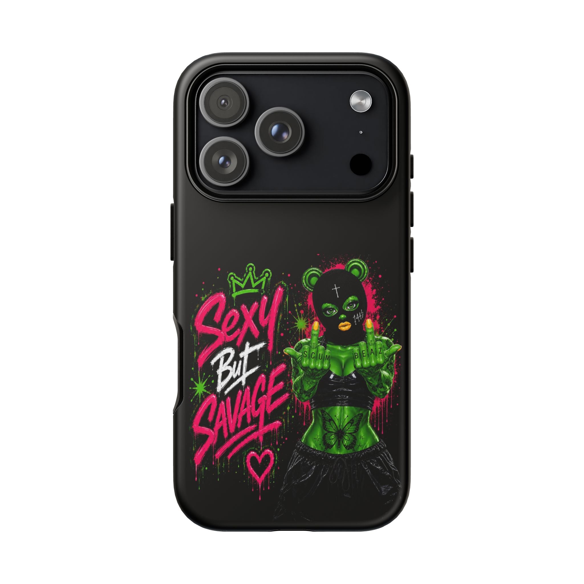 SCUMMIEBEARZ Sexy But Savage Green Remix Tough Cases
