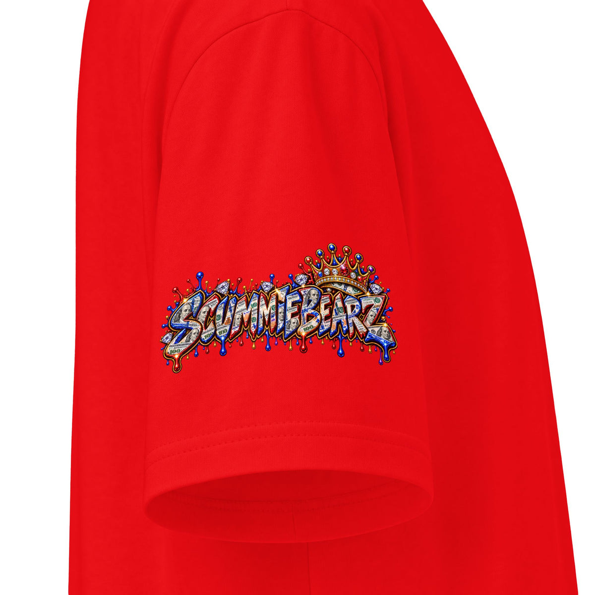Get Served Red/Blue Remix | SCUMMIEBEARZ™ Shaka Wear Heavyweight Tee